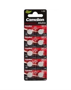 Батарейка алкалиновая Mercury Free AG13-BP10 LR44 10 шт. Camelion