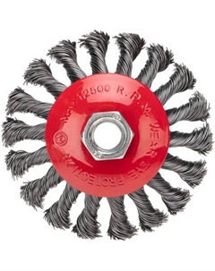 Щетка коническая для УШМ М14x100 мм Kranz