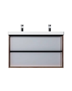 Тумба под раковину подвесная AM.PM Stern 90 см 2 ящика цвет орех Am.pm.