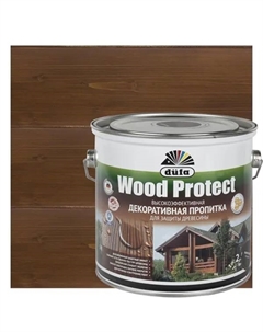 Антисептик Wood Protect цвет палисандр 2.5 л Dufa
