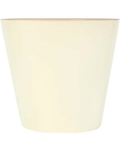 Горшок для цветов London ø28 см v10.5 л пластик цвет сливочный Ingreen