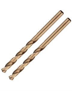 Сверло спиральное по металлу HSS-Co 2.5x57 мм, 2 шт. Kranz