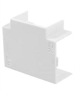 Тройник для кабель-канала КМТ 25x16 мм цвет белый 4 шт. Iek
