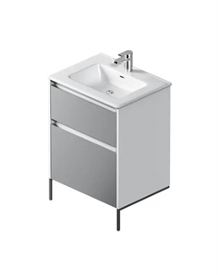Тумба под раковину AM.PM Flash M9HFUX0602GM напольная/подвесная 60 см цвет серый матовый Am.pm.