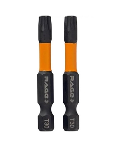 Бита ударная 554150 T30x50 мм, 2 шт. Rage