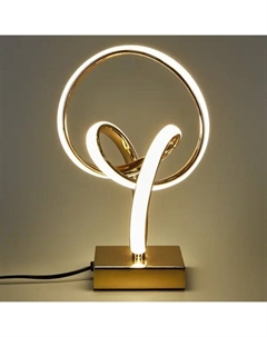 Настольная лампа светодиодная Fete FR6104TL-L22G цвет золото Freya