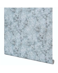 Обои флизелиновые Sakura зеленые 1.06 м 375423 As creation