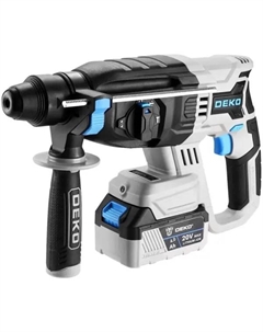 Перфоратор аккумуляторный бесщеточный SDS-plus DKCH20FU-Li, 20 В Li-ion 2x4 Ач, 3 Дж Деко