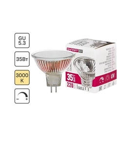 Лампа галогеновая JCDR GU5.3 230 В 35 Вт спот 430 Лм теплый белый свет для диммера Онлайт