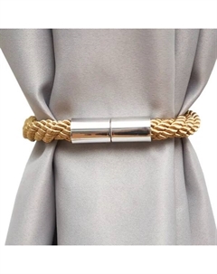 Подхват-магнит для штор Бандо 220x30 см полиэстер цвет экрю Без бренда