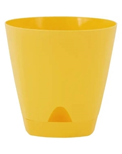 Горшок цветочный Amsterdam ø20 h19 см v4 л пластик спелая груша Ingreen