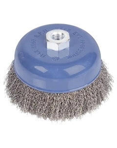 Щетка для УШМ чашечная 125 мм металлическая Dexter