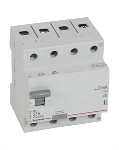 УЗО 402062 RX3 4P 25 А 30 мА 10 кА АС Legrand