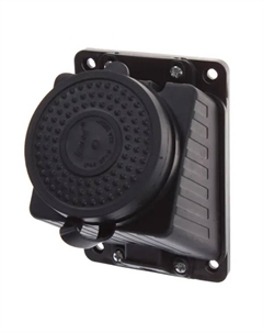 Колодка для удлинителя 1 розетка с заземлением 3500 Вт цвет черный Lezard