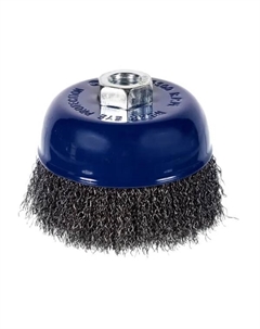 Щетка для УШМ чашечная 100 мм металлическая Dexter