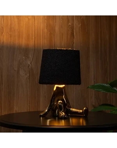 Настольная лампа декоративная Человечек цвет золото Rexant