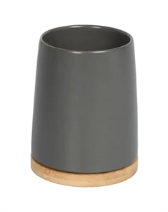 Стакан для зубных щёток Swensa Harry SWC-2501-GR-03 керамика цвет серый