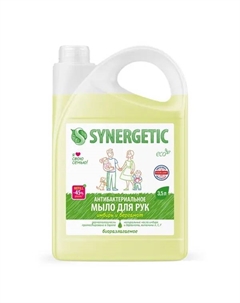 Мыло жидкое для рук имбирь и бергамот 3.5л Synergetic