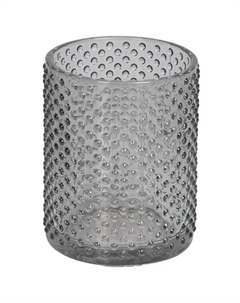 Стакан для зубных щёток Swensa Gir SWG-2705-03 стекло цвет серый