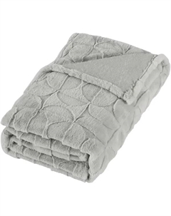 Плед Shapes 140x200 см велсофт цвет серый Столица текстиля