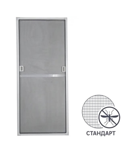 Москитная сетка белая 120x46 см к окну ПВХ 130x100 см Без бренда