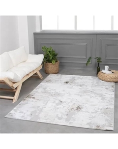 Ковер полиэстер Breeze 5473А 60x110 см цвет светло-серый Inspire