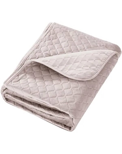 Покрывало Velvet 200x220 см полиэстер цвет розовый Без бренда