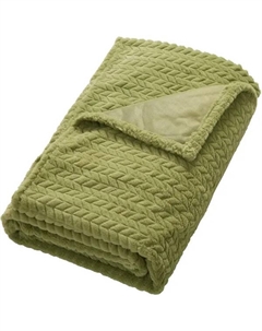 Плед Snake 180x200 см велсофт цвет зеленый Столица текстиля