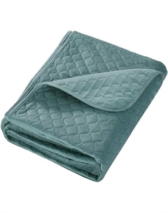 Покрывало Velvet 200x220 см полиэстер цвет зеленый Без бренда