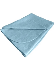 Плед First 130x160 см флис цвет голубой Столица текстиля