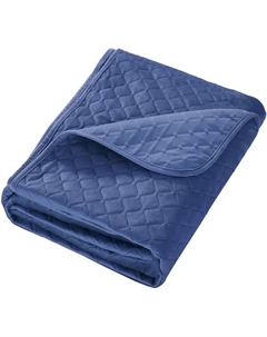 Покрывало Velvet 200x220 см полиэстер цвет синий Без бренда