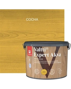 Антисептик защитно-декоративный Valtti Expert Akva полуматовый сосна 9 л Tikkurila