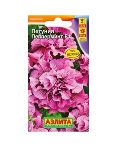 Семена цветов петуния Пепперминт F1, 10 шт. Аэлита