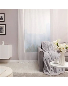 Тюль Net Doble 200x280 см цвет белый White 0 Без бренда