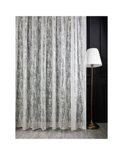 Тюль 1 м/п Жаккард сетка 290 см цвет кремовый Elit home