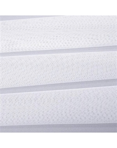 Тюль 1 м/п Однотонный мелкая сетка 300 см цвет белый Без бренда