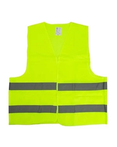 Жилет сигнальный ЖИЛ4107 цвет лимонный плотность 120 гр. размер XXL Росмарка