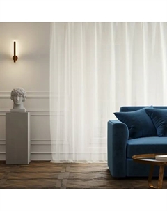 Тюль на ленте Daniel 300x280 см цвет серый Granit 5 Inspire