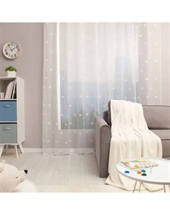 Тюль на ленте Stelle 300x280 см цвет белый Столица текстиля