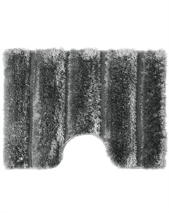 Коврик для туалета Fixsen Lush 50x40 см цвет серый