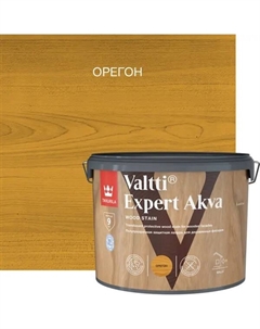 Антисептик защитно-декоративный Valtti Expert Akva полуматовый орегон 9 л Tikkurila