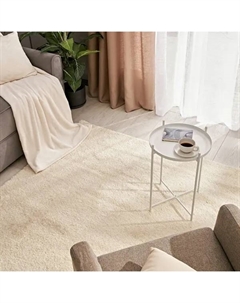 Ковер Shaggy Bosfor 80x150 см полипропилен цвет кремовый Kreaforta