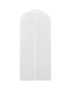 Чехол для одежды 60x135 см полиэстер цвет белый Без бренда