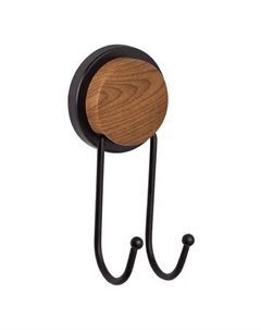 Крючок двойной Fixsen Magic Wood сталь цвет черный