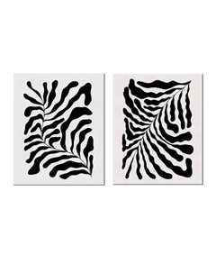 Картина на холсте Модерн 80x50 см 2 шт. Без бренда