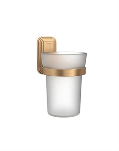 Стакан для зубных щеток Lemer Carat стекло цвет прозрачный