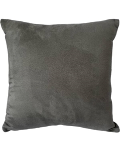 Подушка Manchester 40x40 см цвет темно-серый Inspire