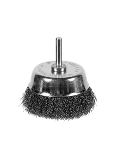 Щетка для дрели чашечная 75 мм металлическая Dexter