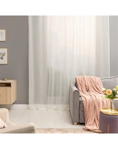 Тюль на ленте Polyone Cream 300x280 см цвет экрю Inspire
