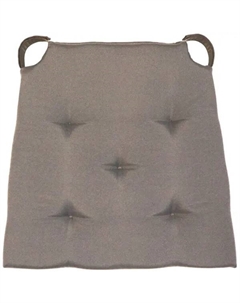 Подушка для стула Pharell 40/35x40 см цвет серо-коричневый Fossil 3 Inspire